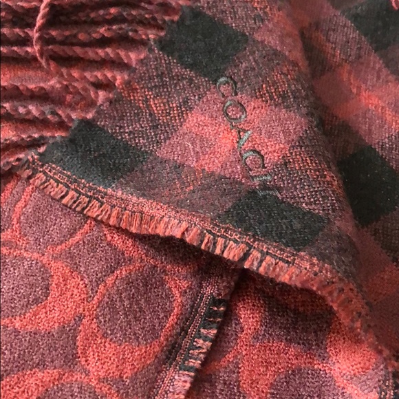 Coach wool scarf - Picture 3 of 4